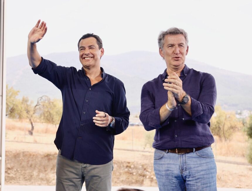 Feijóo y Moreno prometen acabar con el crimen organizado en la Costa del Sol