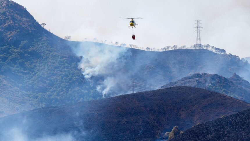 El incendio de Benahavís se cobra la vida de un hombre de 78 años que sufrió quemaduras