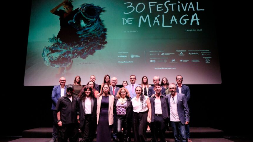 Lola Flores, protagonista del cartel del 30 Festival de Málaga, obra de Carlos Saura