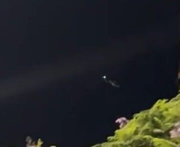 Un helicóptero de la Policía Nacional sobrevuela y rastrea las calles del centro de Málaga