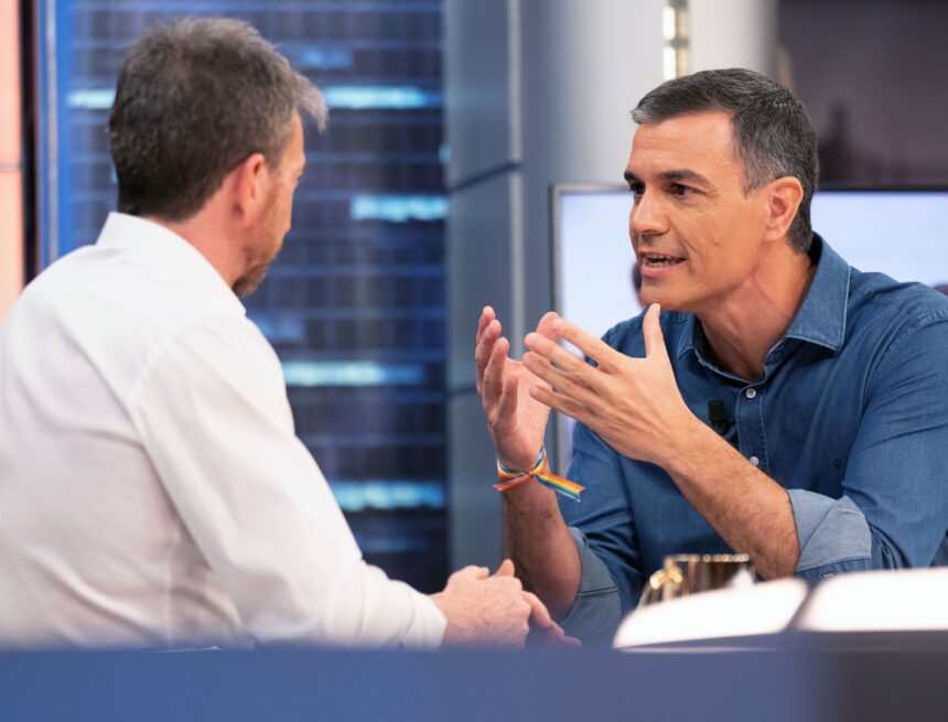 Pablo Motos invita formalmente a Pedro Sánchez de cara a la campaña electoral Pablo Motos invita formalmente a Pedro Sánchez de cara a la campaña electoral