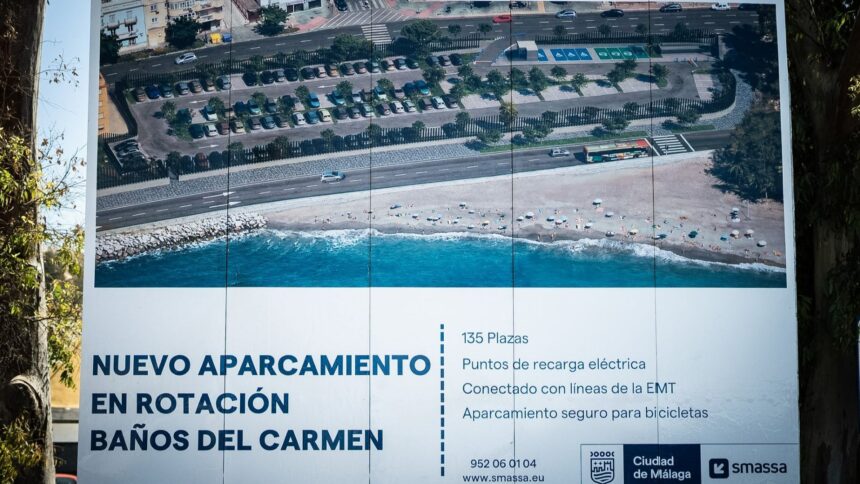 Los vecinos de los Baños del Carmen se oponen a un aparcamiento de rotación en la zona
