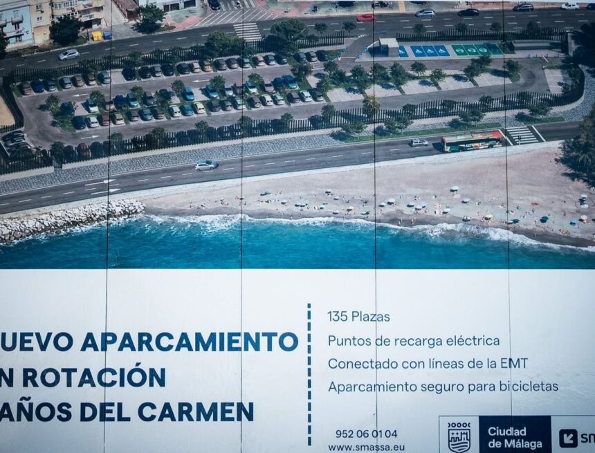 Los vecinos de los Baños del Carmen se oponen a un aparcamiento de rotación en la zona
