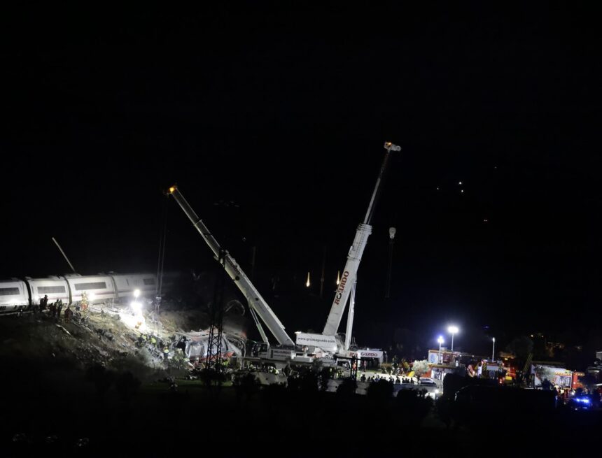 Identificados 36 de los 69 fallecidos en el accidente ferroviario de Urda
